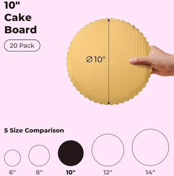 Embalaža za peko Papir za rojstnodnevno torto Base Food-grade Ivory Board Fbb papir