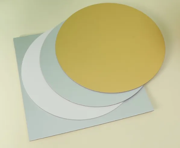 Spodnja podporna podloga za škatlo za rojstnodnevno torto 4 6 8 10 12-palčni okrogel kvadratni papir za podlago za torto, živilski-papir Ivory Board Fbb